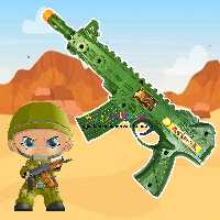 تفنگ اسباب بازی مدل مسلسل راشاتویز