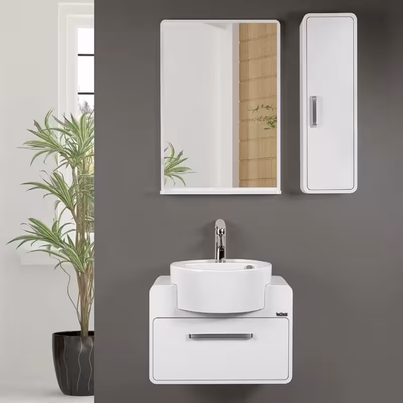 ست روشویی کابینتی ورنیکا به همراه آینه باکس