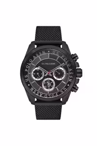 ساعت مشکی مردانه سیاه USPA1028 05 مچی اورجینال U.S. Polo Assn.