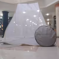 پشه بند مسافرتی 8نفره فنری سقف صاف مربعی