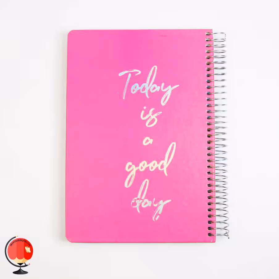 دفتر 100 برگ سیمی سرخابی سویل