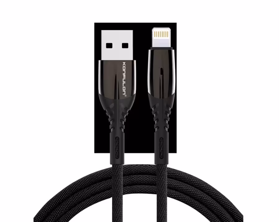 کابل شارژ تبدیل Lightning به USB کانفلون مدل S92 طول یک متر