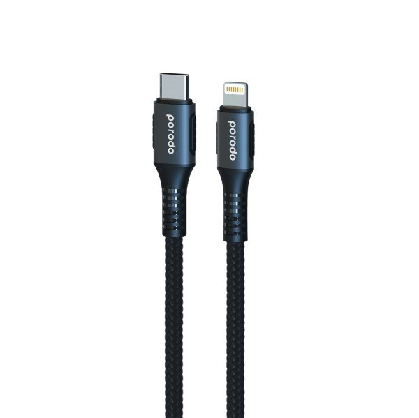 کابل شارژر تایپ سی به لایتنینگ مدل PD-12PDCL-BK