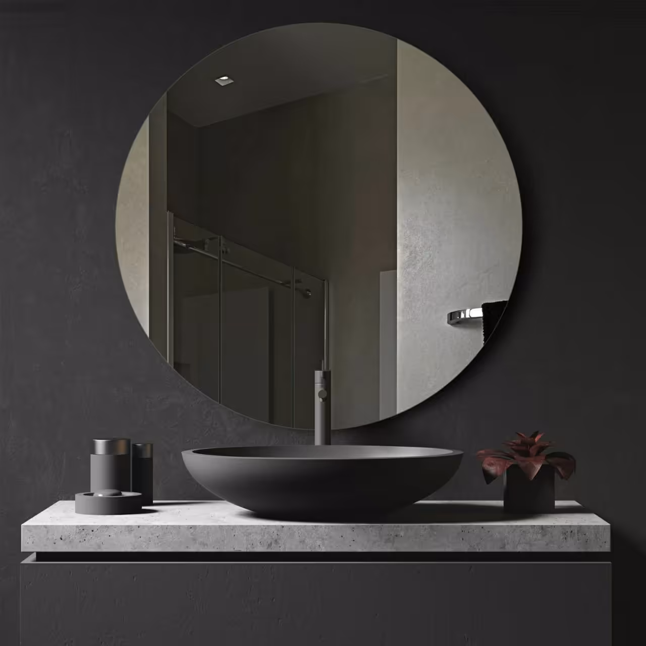 آئینه گرد قطر 70 دکومکور ارسال امن با بیمه به کل کشور 