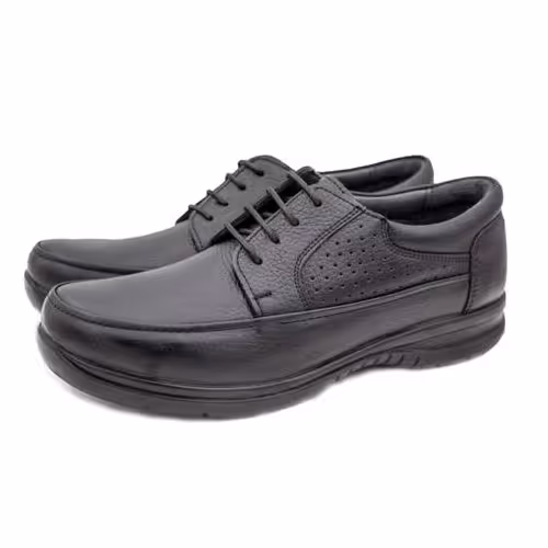 کفش فرزین مدل گریدر  بندی. مشکی . قبل از  سفارش از سایز بندی اطلاع کسب کنید