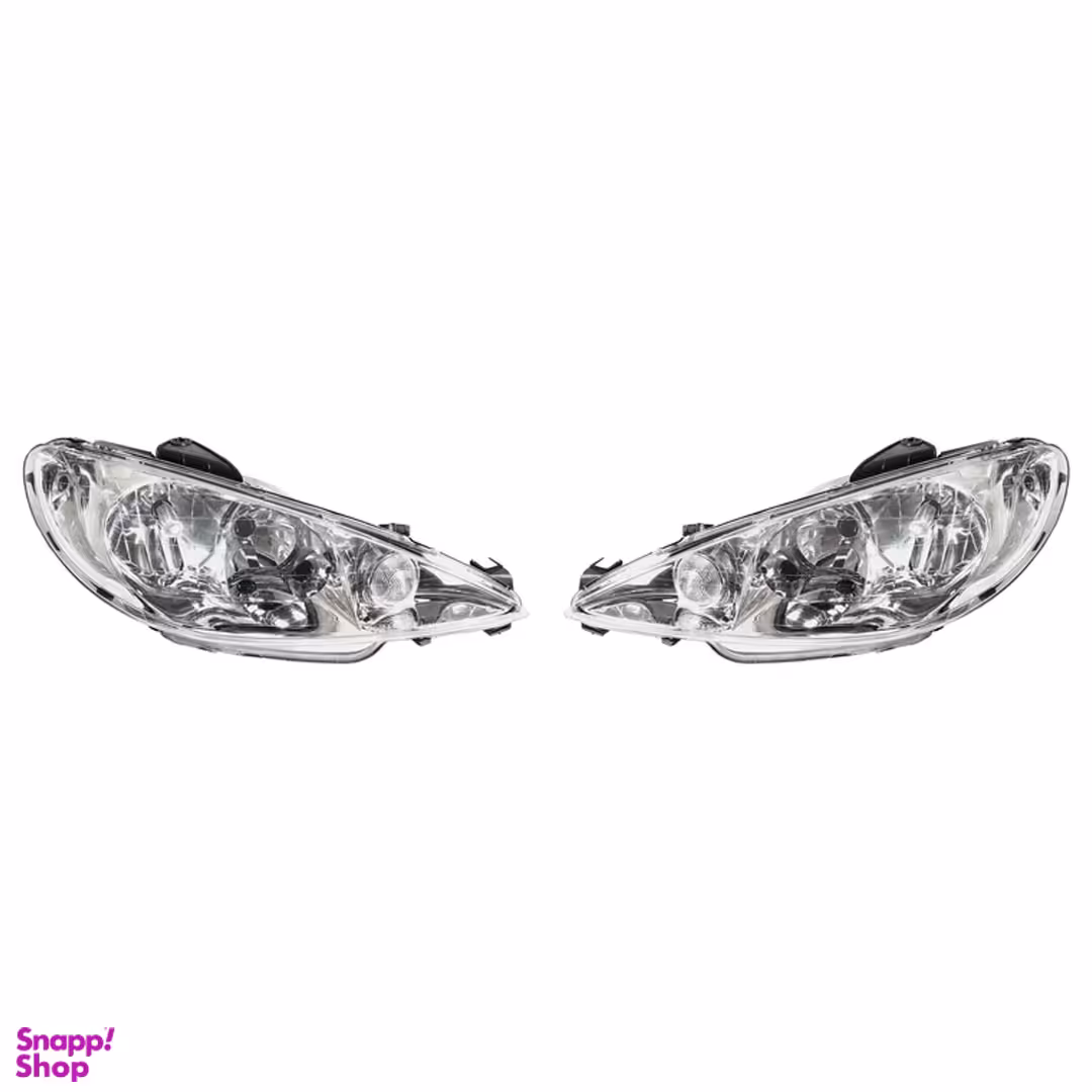 چراغ جلو مدرن مدل 206 مناسب برای پژو 206 بسته 2 عددی