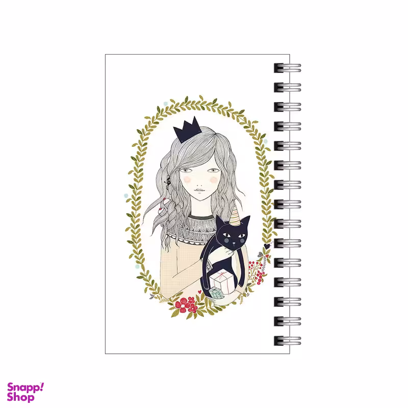 دفترچه یادداشت مدل to do list طرح تولد و گربه و دختر کد 9074043