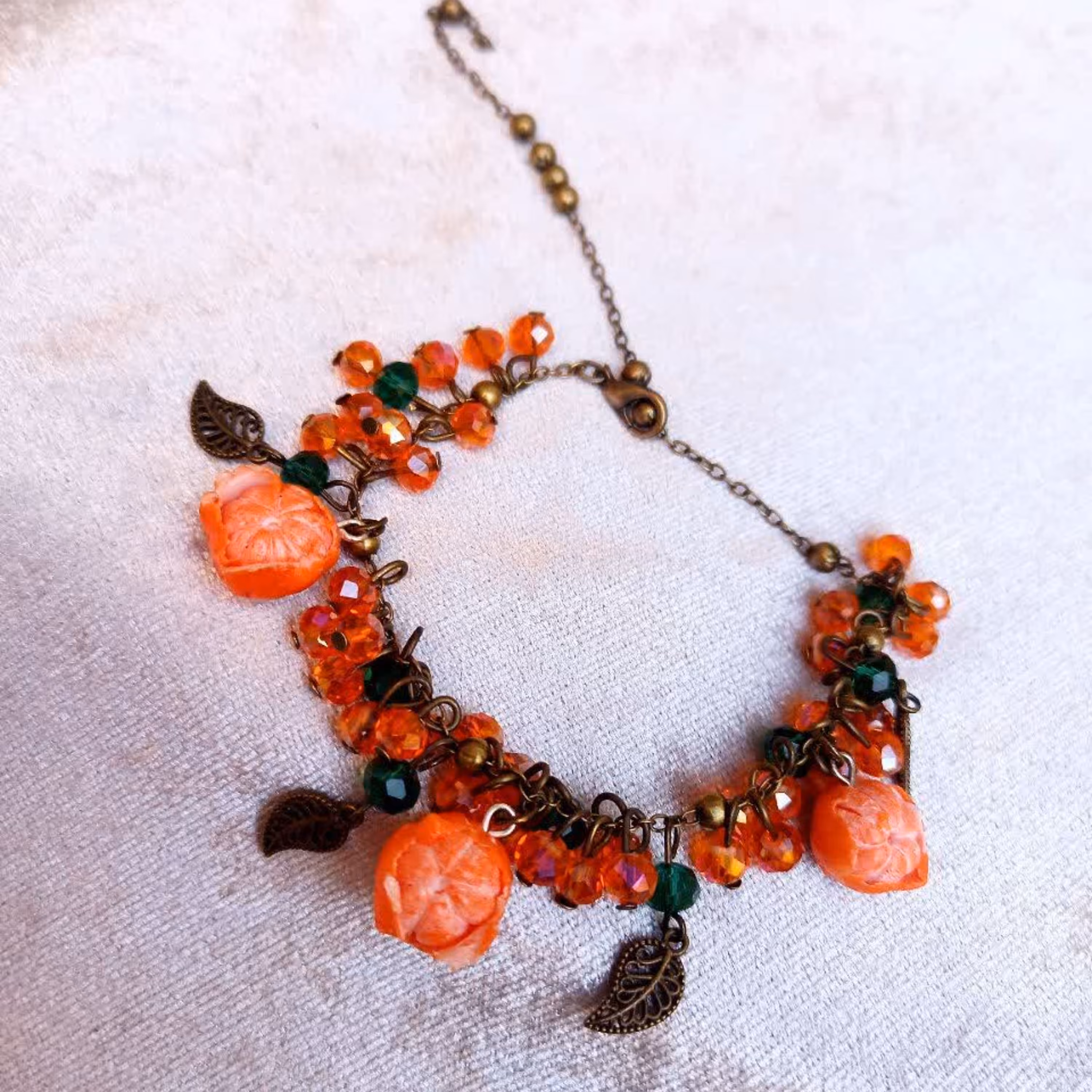 دستبند یلدایی تم نارنگی 