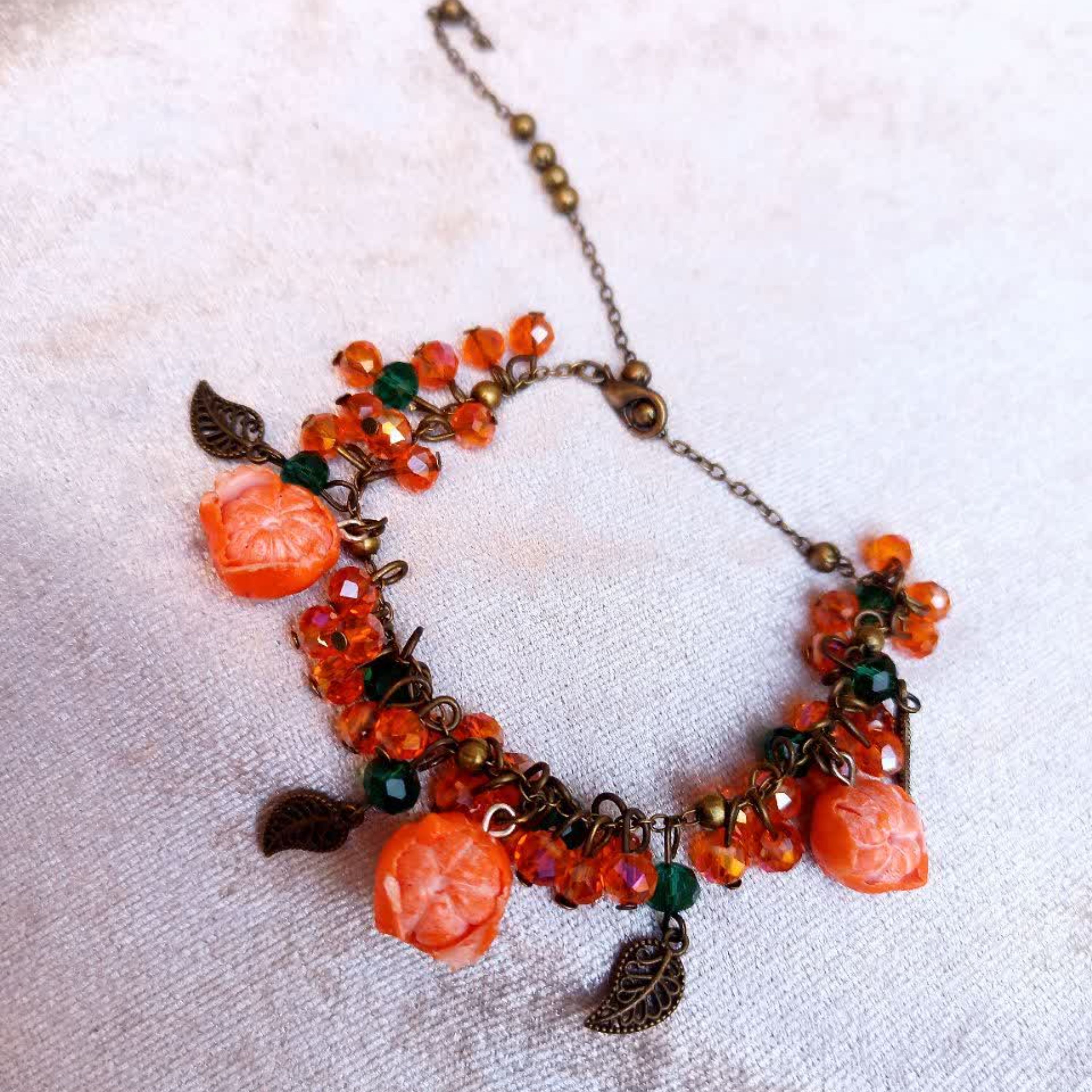 دستبند یلدایی تم نارنگی 