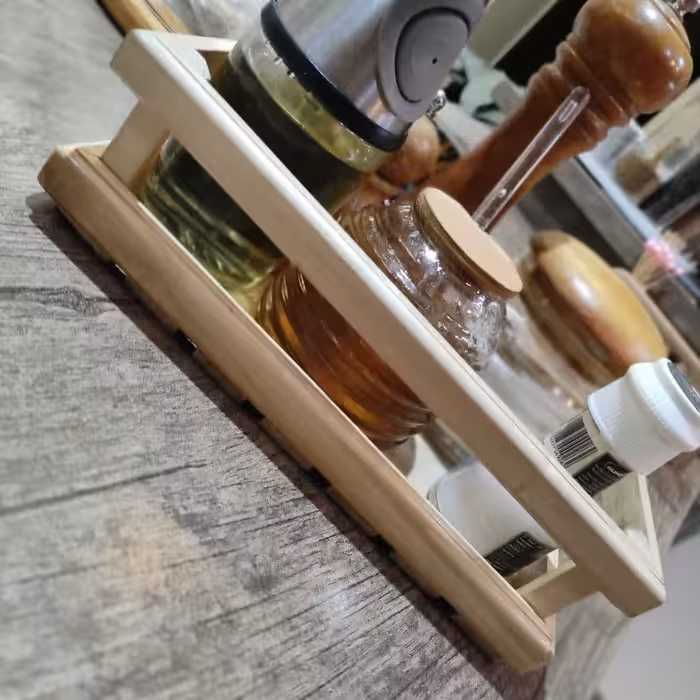 سبد چوبی تزیینی از جنس راش 