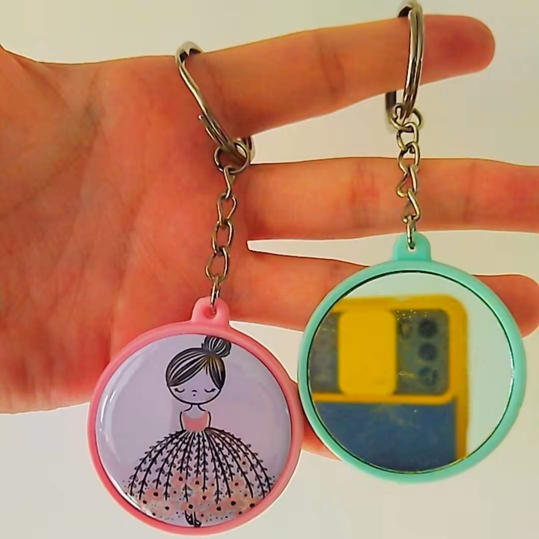 جاکلیدی رنگی آینه دار