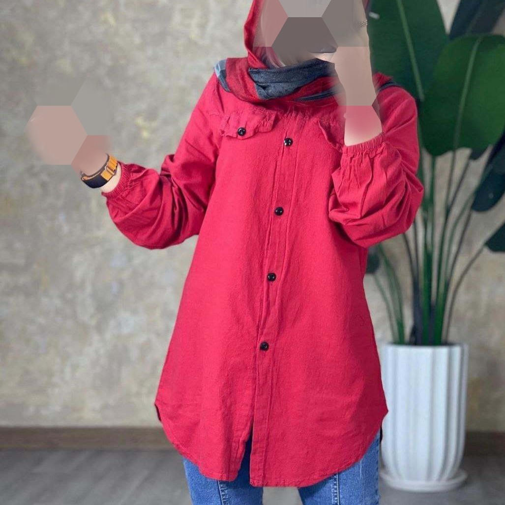 مانتو الیاف جنس عالی رنگبندی شاد و متنوع