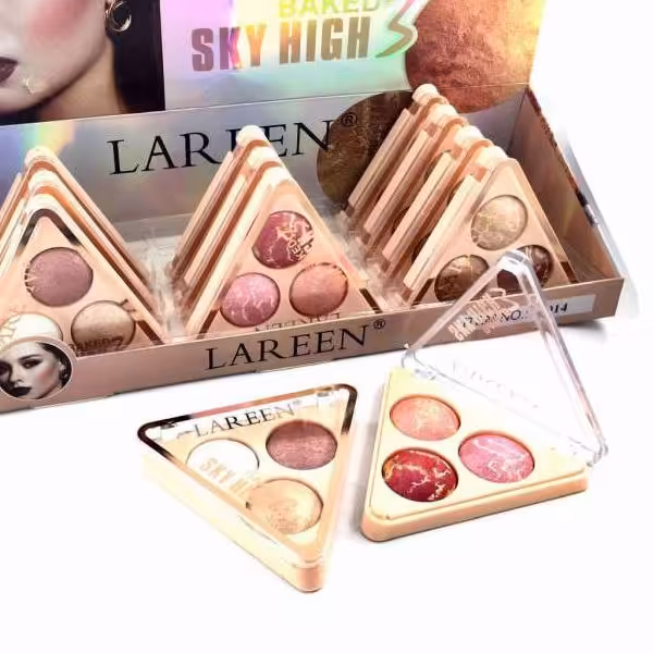 پالت رژگونه مثلثی و سایه