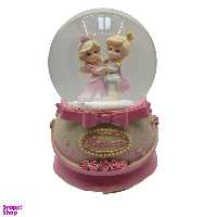 گوی موزیکال مدل پمپی و گردان طرح پرنسس و شاهزاده