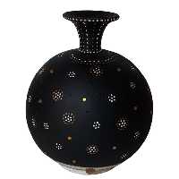  کوزه سفالی طرح نقطه کوبی کد BT0010 