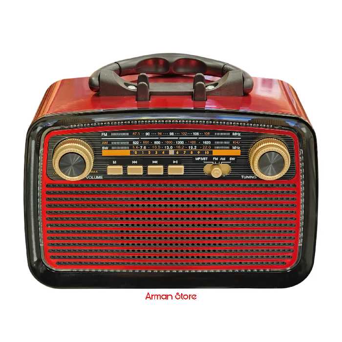 رادیو اسپیکر بلوتوثی قابل حمل KTF-1467 - آرمان استور