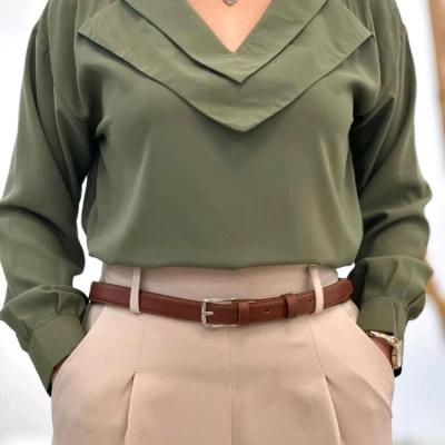 شومیز دو یقه.