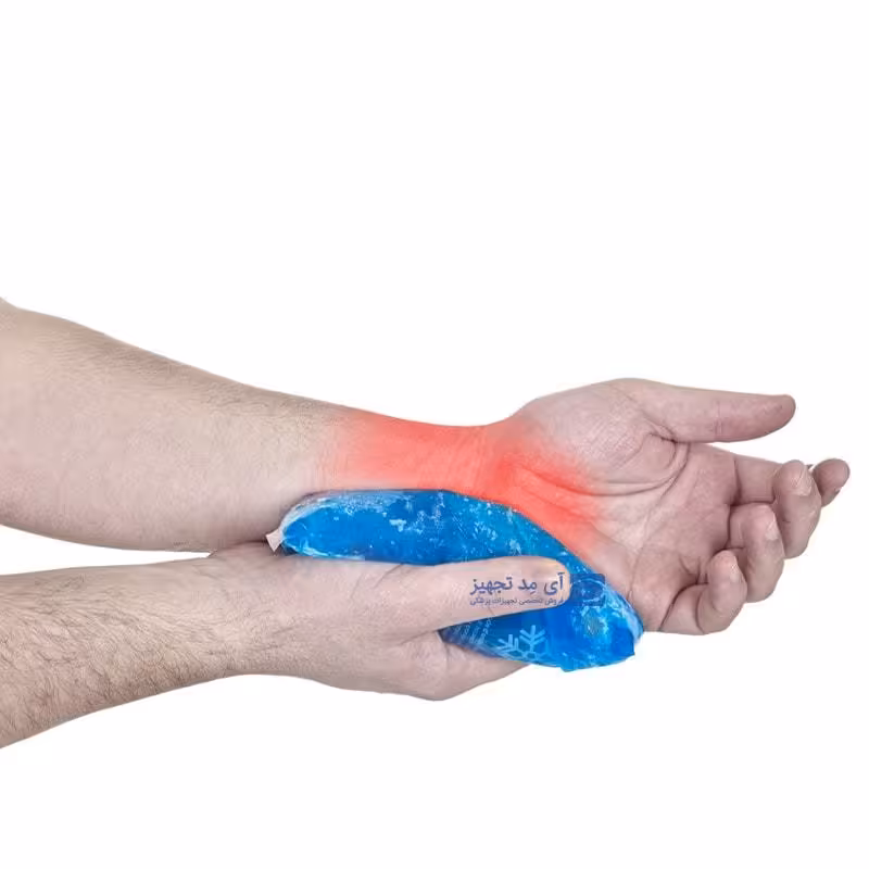کیسه یخ ژله ای شفاف