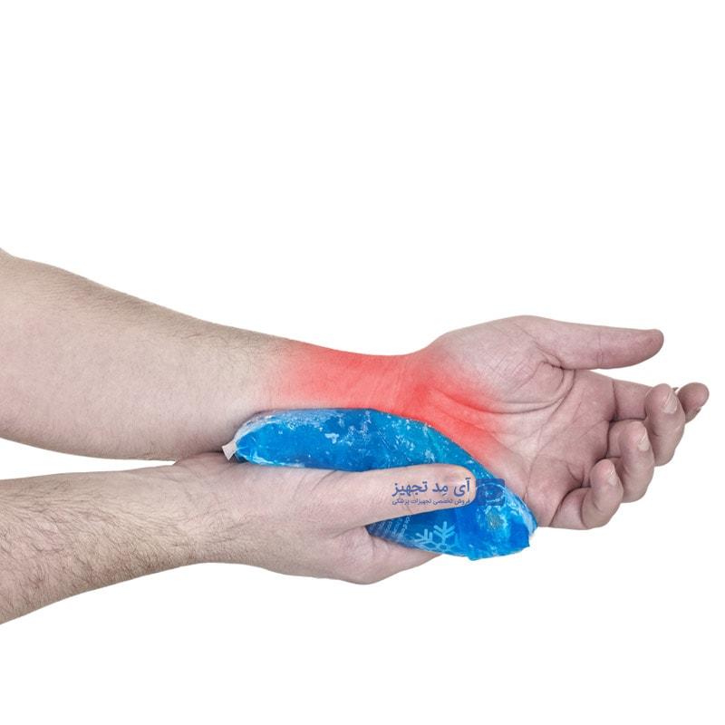 کیسه یخ ژله ای شفاف