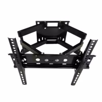 براکت و پایه دیواری تلویزیون چرخشی و متحرک فلزی seven مقاوم 42 الی 65 اینچ با ورق 1.5 میل