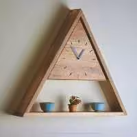 ساعت دیواری مثلثی