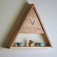 ساعت دیواری مثلثی