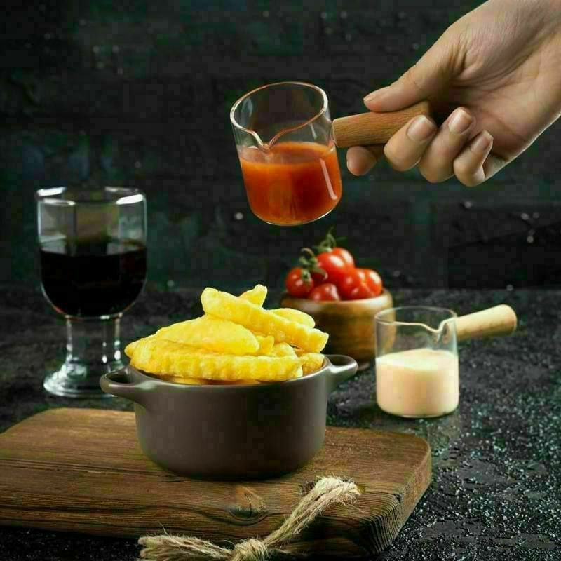 سس خوری دسته چوبی کوچک یک عددی