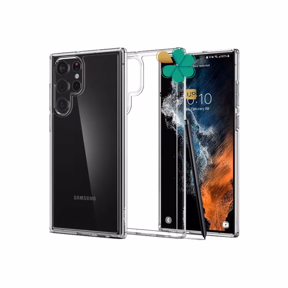 قاب گوشی سامسونگ Samsung Galaxy S22 Ultra مدل ژله ای شفاف