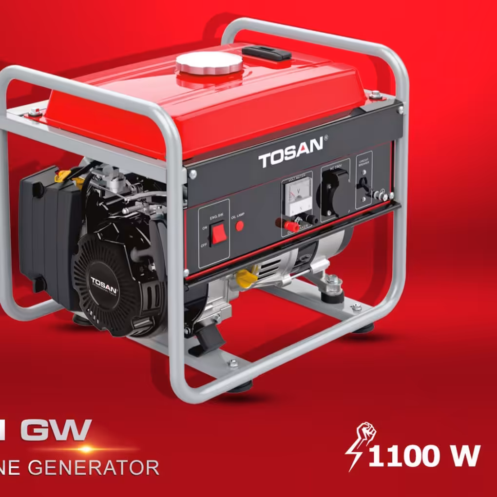 ژنراتور(موتور برق) توسن با1100وات توان سیم پیچ مس