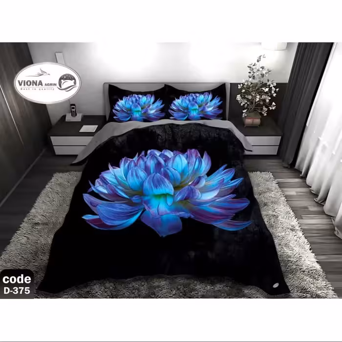 روتختی سه بعدی دو نفره کد D-375 به صورت عمده در بسته بندی 2 عدد روتختی