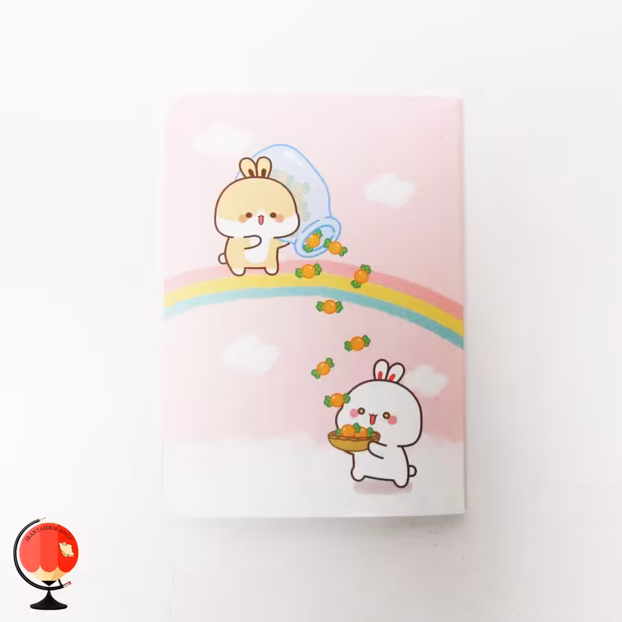 دفترچه یادداشت پاسپورتی سویل طرح رنگین کمان