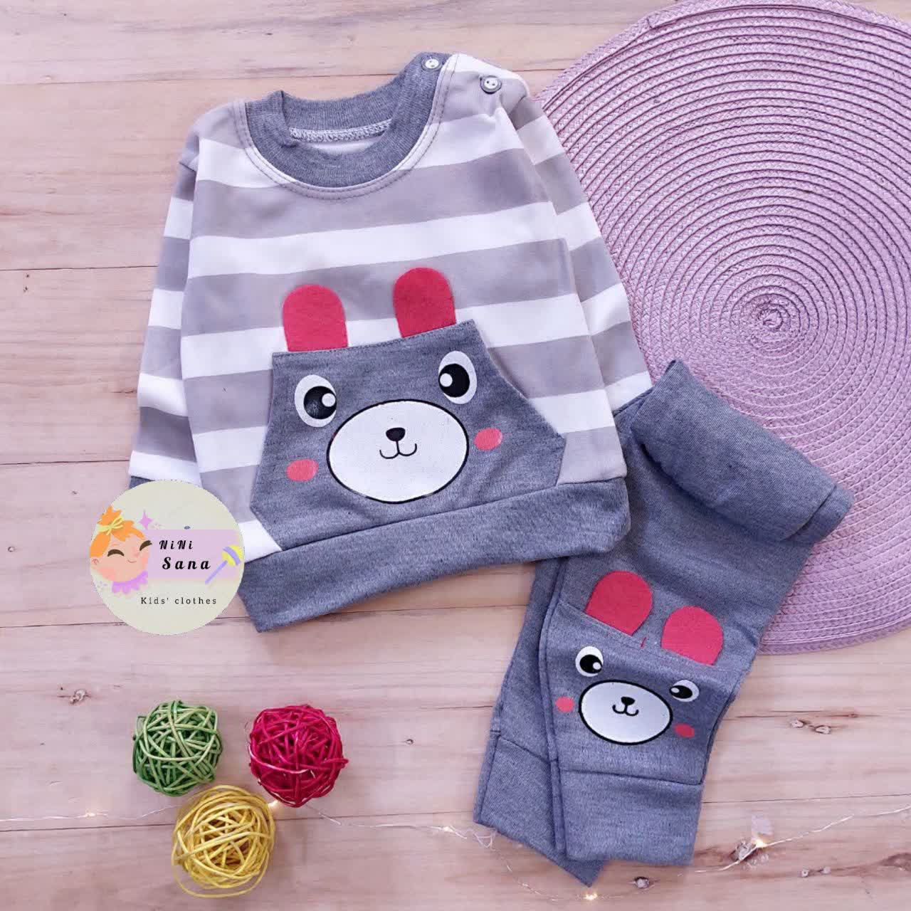 بلوز شلوار خرس گوش دار