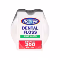 نخ دندان اکتیو اورال کر مدل Dental Floss Mint Waxed