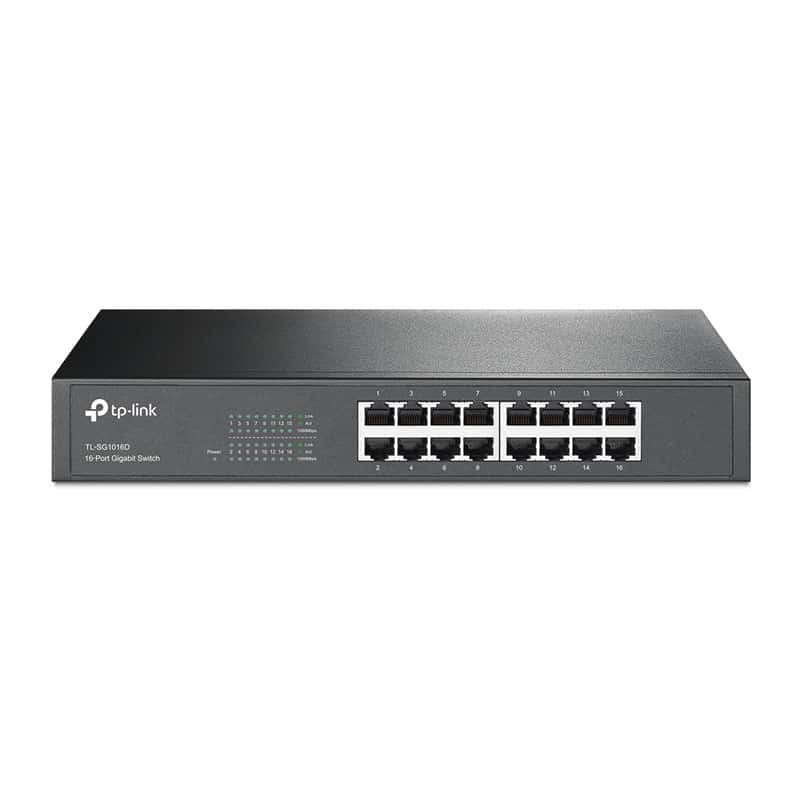 سوییچ 16 پورت Desktop/Rackmount تی پی-لینک مدل TL-SG1016D