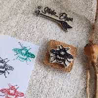 مهر دست ساز  زنبور کوچک