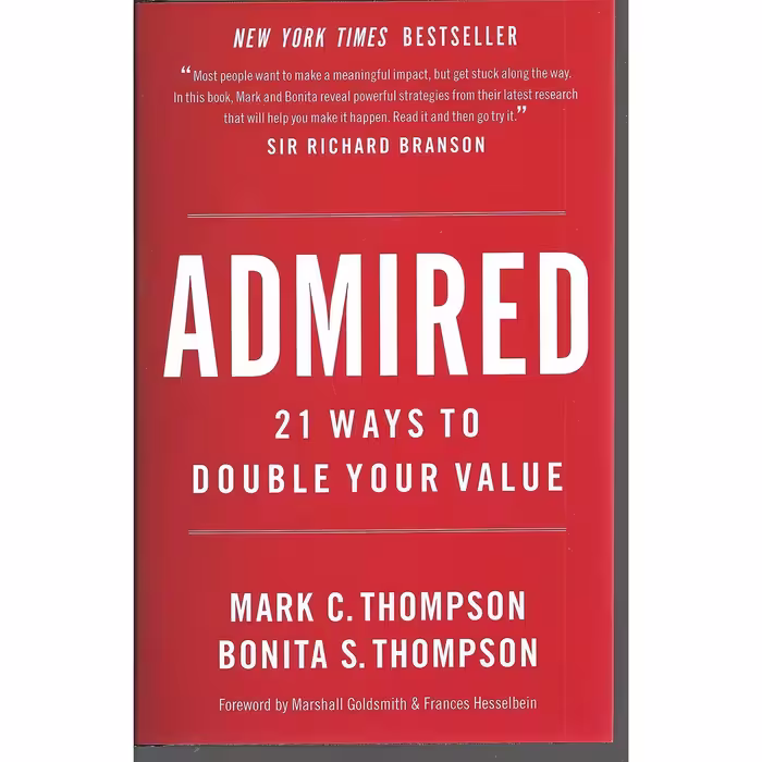 کتاب زبان اصلی admired اثر Bonita S Thompson and Mark C Thompson