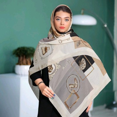 روسری کشمیری، 3 رنگ، قواره 120، کد 344