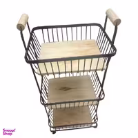 سبد سیب زمینی و پیاز مدل سه طبقه