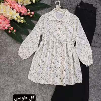 شومیز کراش گل گچی طراوت