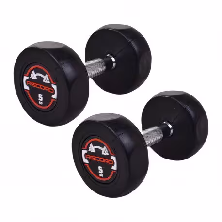 دمبل گرد رکورد 5 کیلوگرم