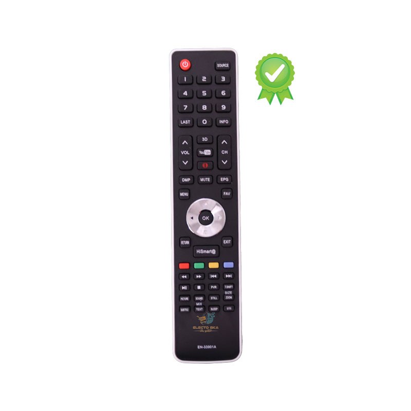 ریموت کنترل هایسنس مدل Hisense EN-33901A-پخش کلی کنترل الکتوبکا 2619