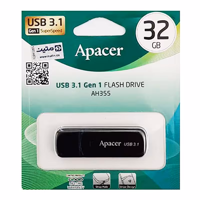 فلش 32 گیگ اپیسر Apacer AH355 USB3.2