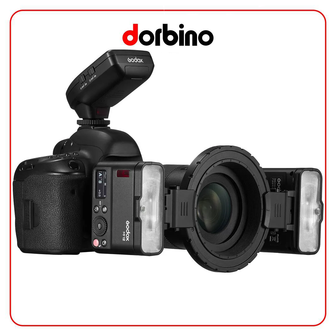 کیت فلاش ماکرو گودوکس مدل Godox MF12-K2 - فروشگاه دوربین دوربینو