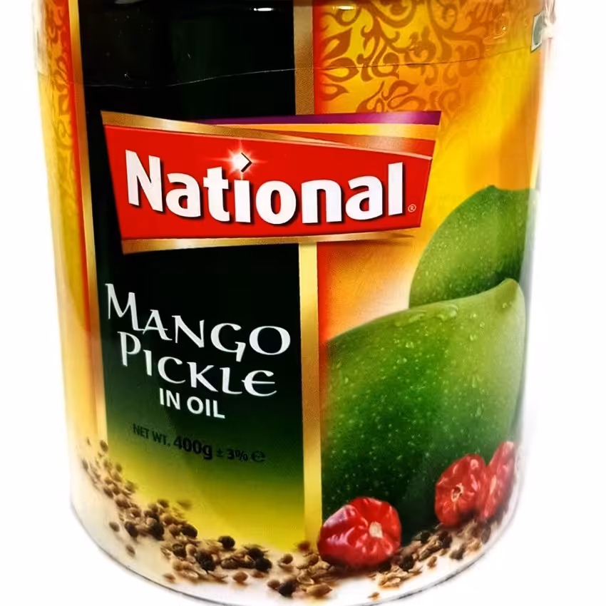 ترشی انبه ناسیونال یک لیتری به همراه هسته