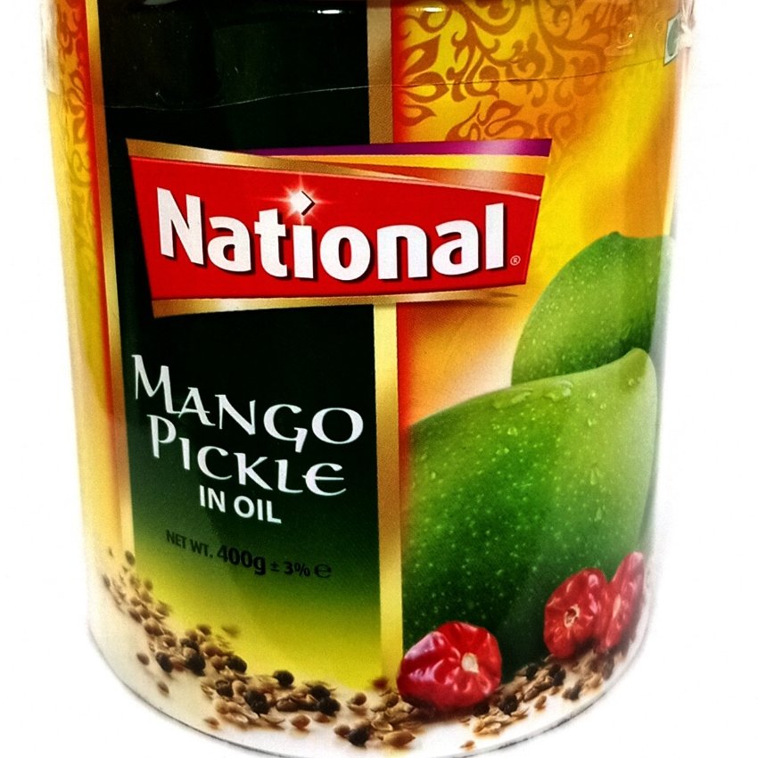 ترشی انبه ناسیونال یک لیتری به همراه هسته