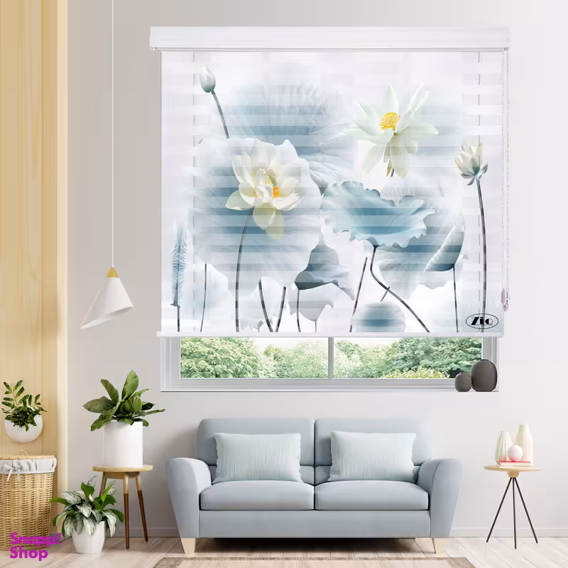 پرده زبرا زیو مدل 3D-1075 سایز 100x150 سانتی متر