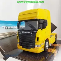 ماکت اریجینال تریلی اسکانیا R730 زرد ویلی 