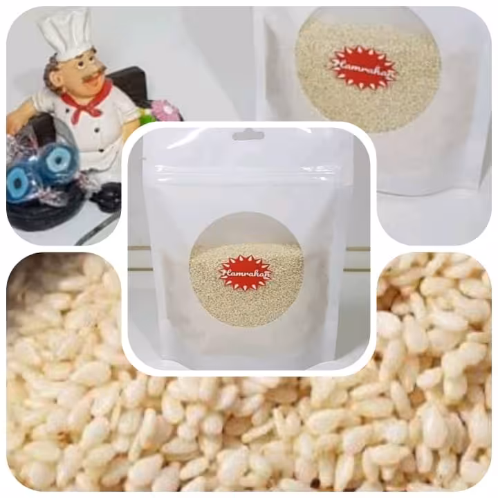 کنجد سفید اصل ایرانی خام 500گرمی 