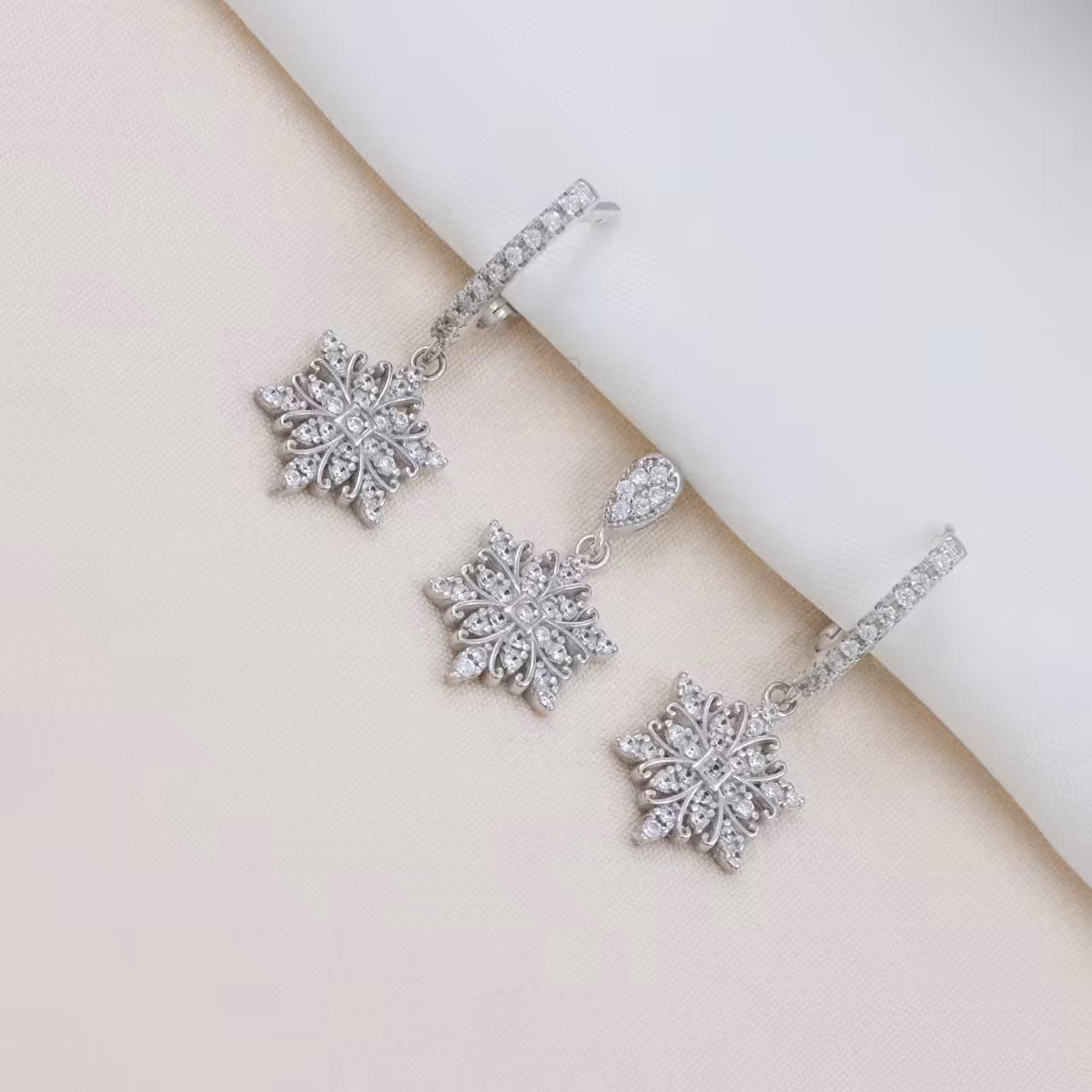 نیم ست نقره میکرو  کد  S-10277-6.5