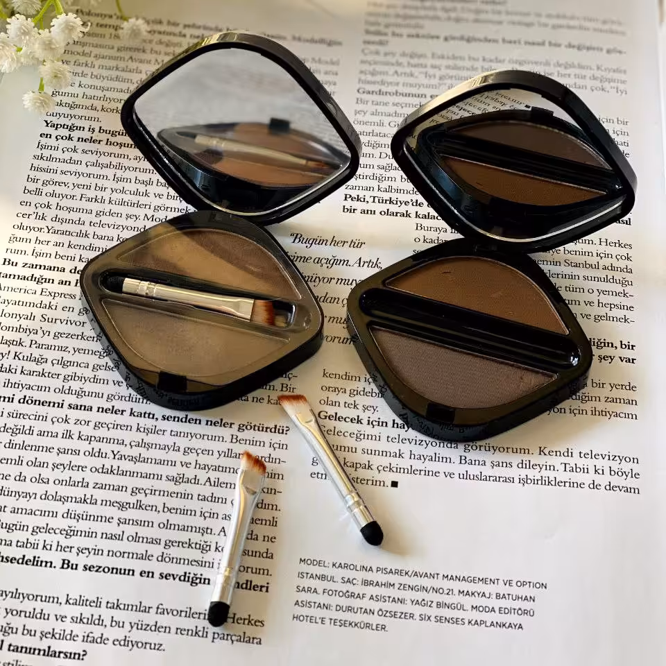 سایه ابرو پودری  دو قلو